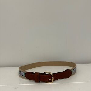 Zep-Pro Embroidered Rainbow Row Belt 36